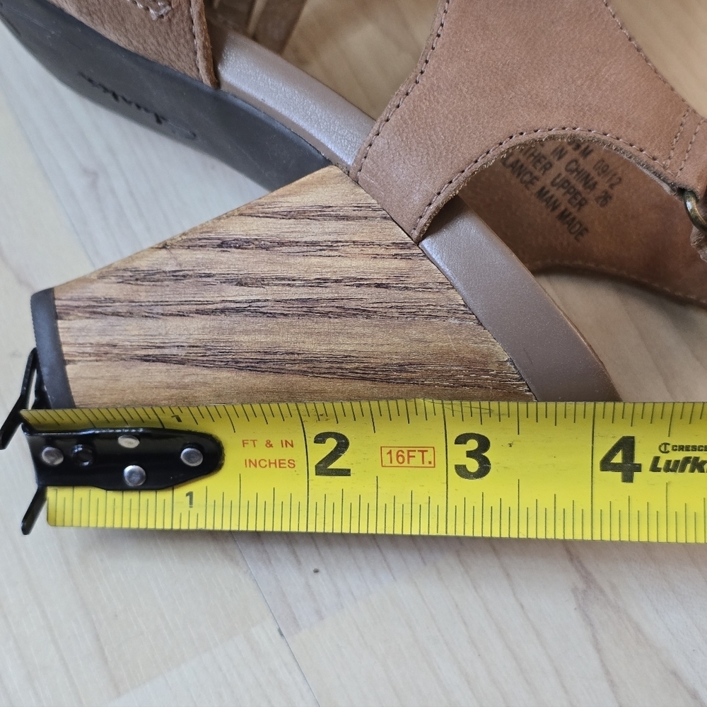 Clarks Indigo Strappy High Heels Size 8.5 - Picture 8 of 10